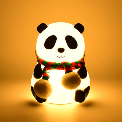Cute Panda Squishy Night Light - Tap & Remote Control