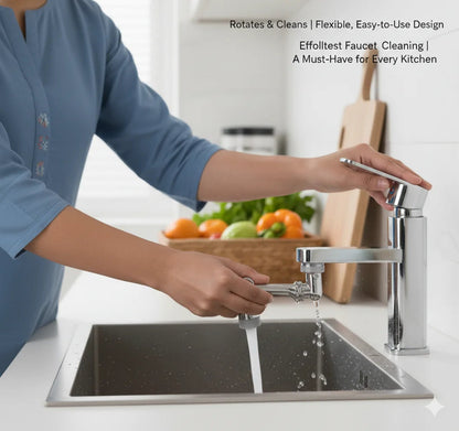Rotating Faucet Tap Extender | Stainless Steel | 360° Rotation