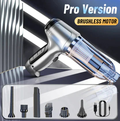 Wireless Powerful Car Vacuum Cleaner in use